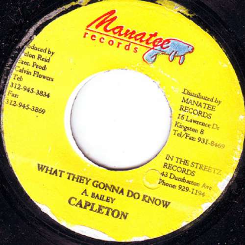 Cover Capleton - What They Gonna Do Know (7) Schallplatten Ankauf