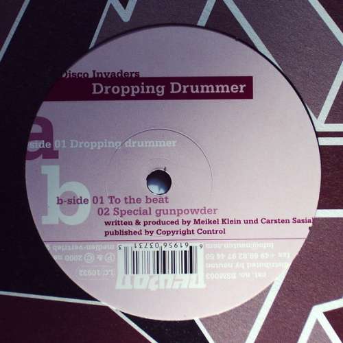 Cover Disco Invaders - Dropping Drummer (12) Schallplatten Ankauf