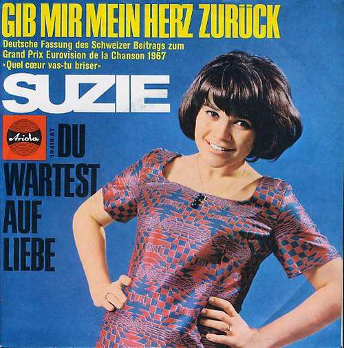 Cover Suzie (2) - Gib Mir Mein Herz Zurück / Du Wartest Auf Liebe (7, Single, Mono) Schallplatten Ankauf