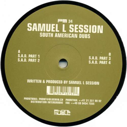 Cover Samuel L Session - South American Dubs (12) Schallplatten Ankauf