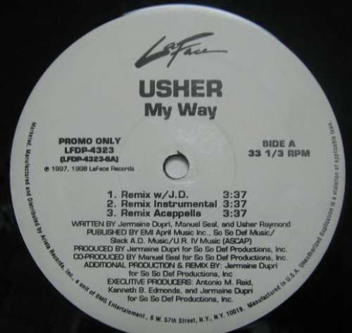 Bild Usher - My Way (12, Promo) Schallplatten Ankauf