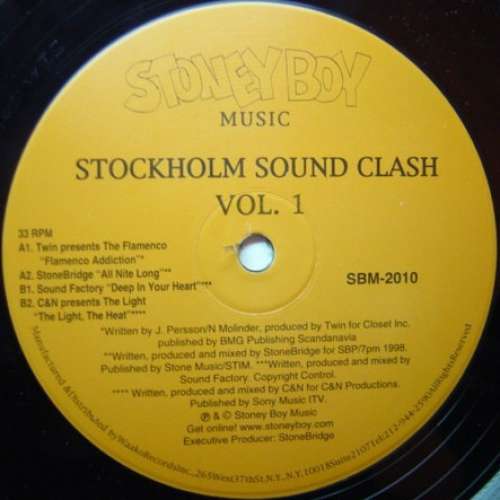 Cover Various - Stockholm Sound Clash Vol. 1 (12) Schallplatten Ankauf
