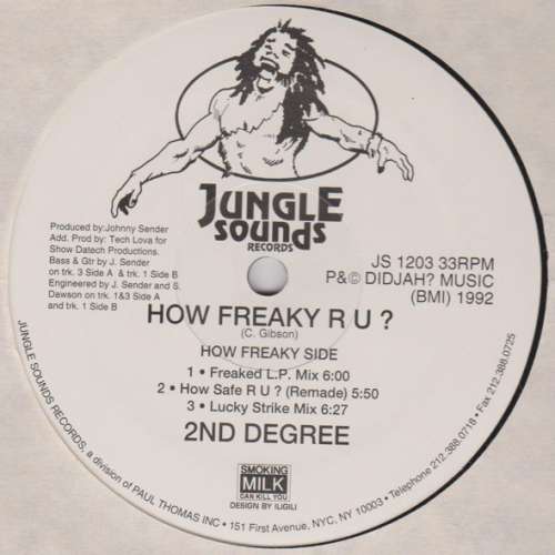Cover 2ND Degree - How Freaky R U? (12) Schallplatten Ankauf