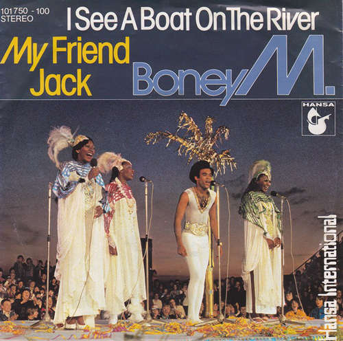 Cover Boney M. - I See A Boat On The River / My Friend Jack (7, Single, Thi) Schallplatten Ankauf
