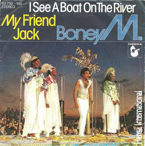 Cover Boney M. - I See A Boat On The River / My Friend Jack (7, Single, Sec) Schallplatten Ankauf