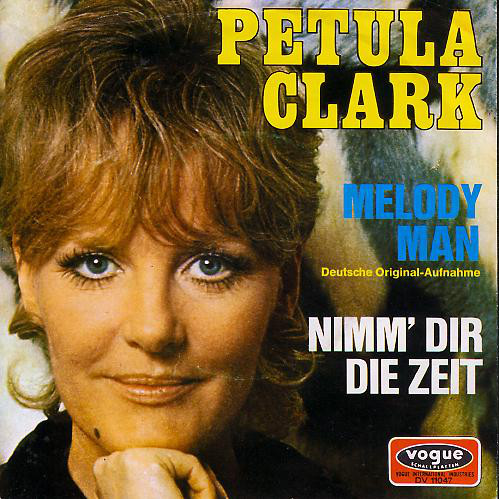 Cover Petula Clark - Melody Man / Nimm Dir Die Zeit (7, Single) Schallplatten Ankauf