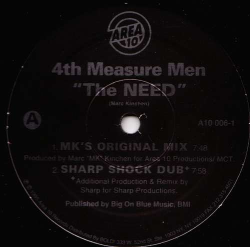 Cover 4th Measure Men - The Need / The Keep (12) Schallplatten Ankauf