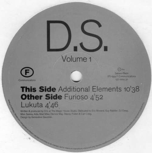 Cover D.S.* - Volume 1 (12) Schallplatten Ankauf