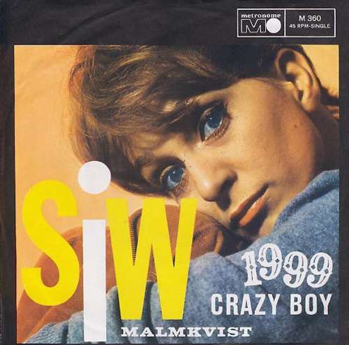 Cover Siw Malmkvist - 1999 / Crazy Boy (7, Single) Schallplatten Ankauf