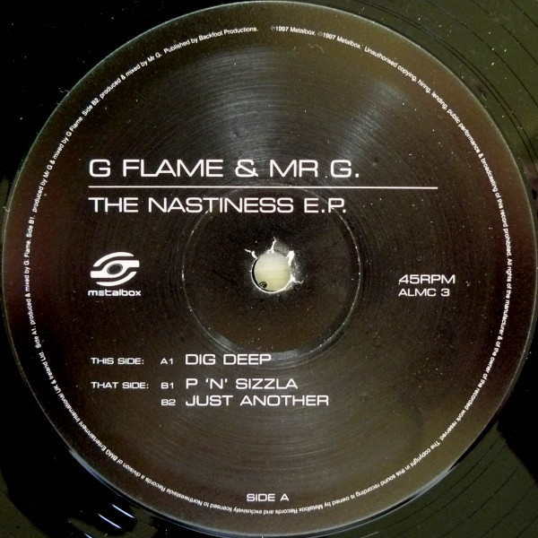 Cover zu G Flame & Mr G.* - The Nastiness E.P. (12, EP) Schallplatten Ankauf