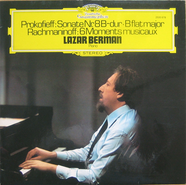 Cover Prokofieff* / Rachmaninoff* - Lazar Berman - Sonate Nr. 8 B-dur = B Flat Major / 6 Moments Musicaux (LP) Schallplatten Ankauf
