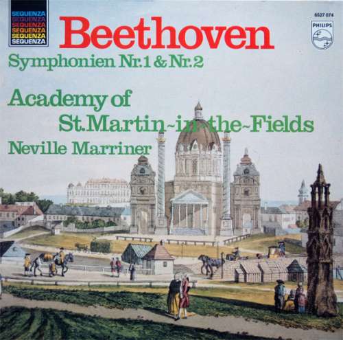 Cover Beethoven* - Academy Of St. Martin-in-the-Fields* - Neville Marriner* - Symphonien Nr.1 & Nr.2 (LP, Album) Schallplatten Ankauf
