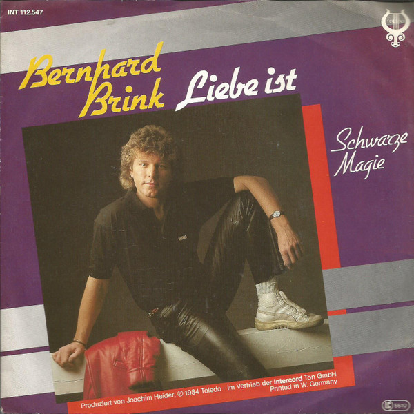 Cover Bernhard Brink - Liebe Ist (7, Single) Schallplatten Ankauf