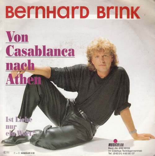 Cover Bernhard Brink - Von Casablanca Nach Athen (7, Single) Schallplatten Ankauf