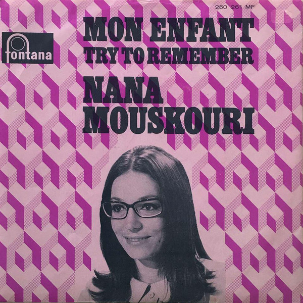 Cover Nana Mouskouri - Mon Enfant (7, Single, Mono) Schallplatten Ankauf