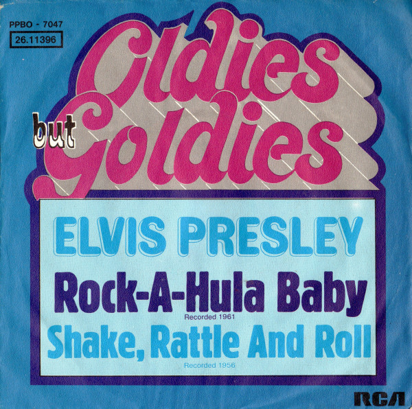 Cover Elvis Presley - Rock-A-Hula Baby / Shake, Rattle And Roll (7) Schallplatten Ankauf