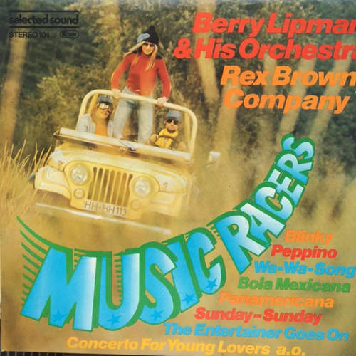 Cover Berry Lipman & His Orchestra / Rex Brown Company - Music Racers (LP) Schallplatten Ankauf