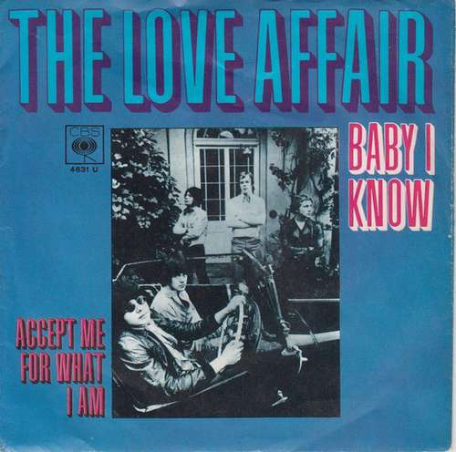 Cover The Love Affair - Baby I Know (7, Single) Schallplatten Ankauf