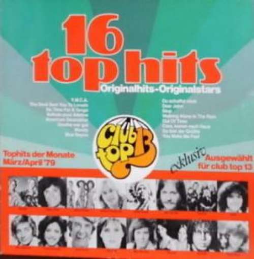 Cover Various - 16 Top Hits - Tophits Der Monate März/April '79 (LP, Comp) Schallplatten Ankauf