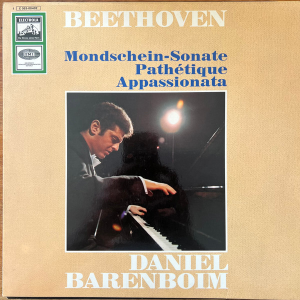 Cover Beethoven*, Daniel Barenboim - Mondschein-Sonate / Pathetique / Appassionata (LP) Schallplatten Ankauf