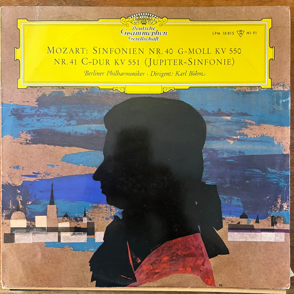 Cover Mozart*, Berliner Philharmoniker • Karl Böhm - Sinfonien Nr. 40 G-Moll KV 550,  Nr. 41 C-Dur KV 551 (Jupiter-Sinfonie) (LP, Mono) Schallplatten Ankauf