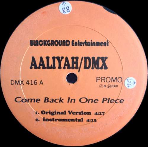 Cover Aaliyah / DMX - Come Back In One Piece (12, Promo) Schallplatten Ankauf
