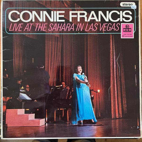 Cover Connie Francis - Live At The Sahara In Las Vegas (LP, Album) Schallplatten Ankauf