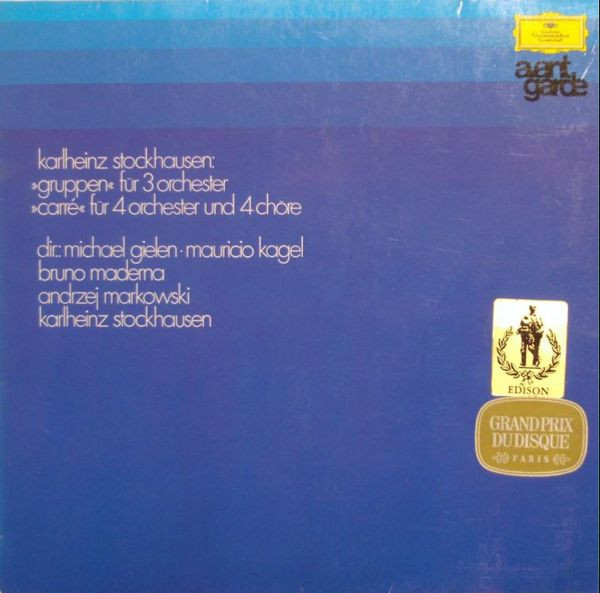 Cover Karlheinz Stockhausen - Gruppen / Carré (LP) Schallplatten Ankauf