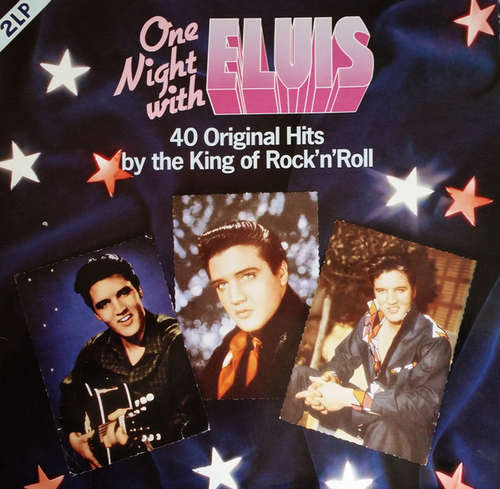 Cover Elvis Presley - One Night With Elvis - 40 Original Hits By The King Of Rock'n'Roll (2xLP, Comp, Ltd, Num, Col) Schallplatten Ankauf