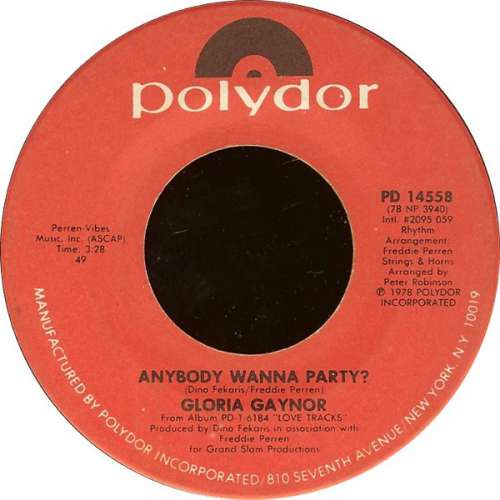 Cover Gloria Gaynor - Anybody Wanna Party? (7, Single, 49 ) Schallplatten Ankauf