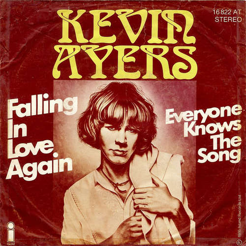 Cover Kevin Ayers - Falling In Love Again / Everyone Knows The Song (7, Single) Schallplatten Ankauf
