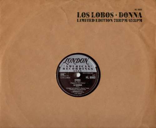 Cover Los Lobos - Donna (10, Ltd) Schallplatten Ankauf