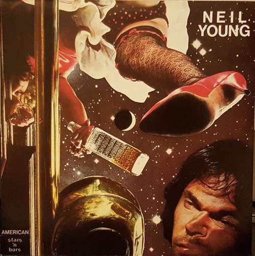 Cover Neil Young - American Stars 'N Bars (LP, Album, RE) Schallplatten Ankauf