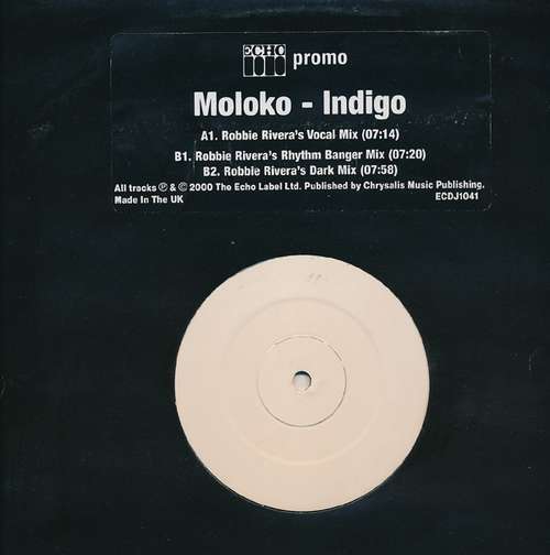 Cover Moloko - Indigo (12, Promo, W/Lbl) Schallplatten Ankauf