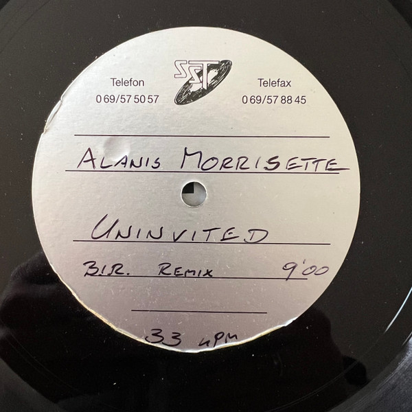 Cover Alanis Morissette - Uninvited (Acetate, 12, S/Sided) Schallplatten Ankauf