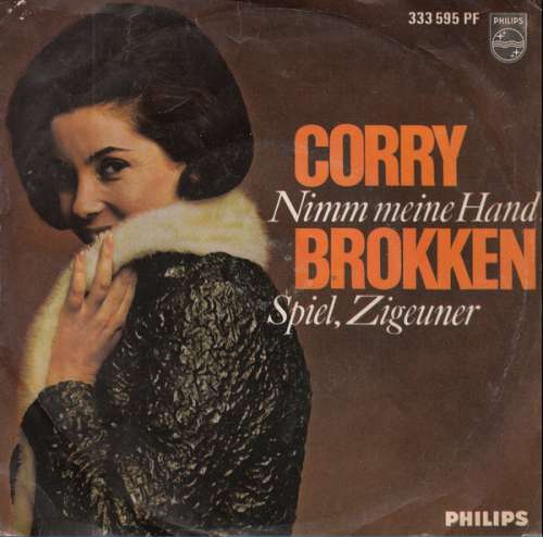 Cover Corry Brokken - Nimm Meine Hand / Spiel, Zigeuner (7, Single, Mono) Schallplatten Ankauf