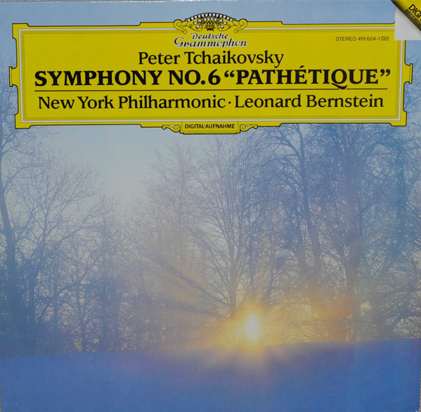 Cover Peter Tchaikovsky*, New York Philharmonic* • Leonard Bernstein - Symphony No. 6 Pathétique (LP) Schallplatten Ankauf