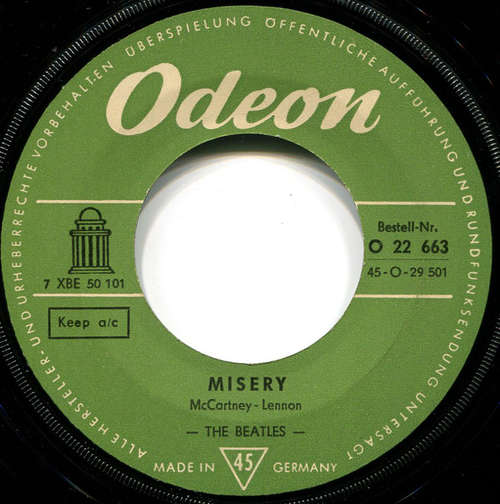 Cover zu The Beatles - Misery (7, Single) Schallplatten Ankauf