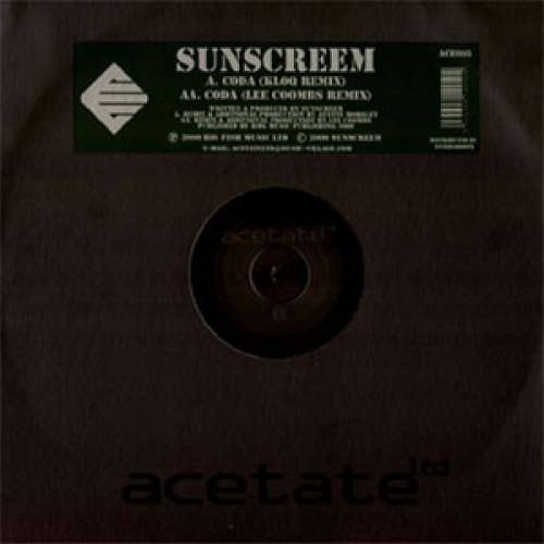 Cover Sunscreem - Coda (12) Schallplatten Ankauf