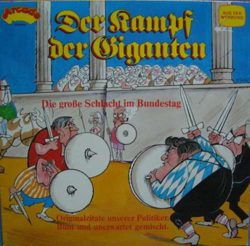 Cover Unknown Artist - Der Kampf Der Giganten (Die Große Schlacht Im Bundestag) (LP) Schallplatten Ankauf