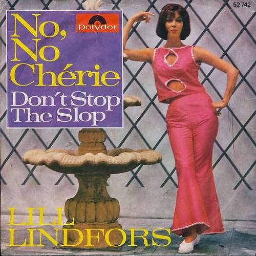 Cover Lill Lindfors - No, No Chérie / Don't Stop The Slop (7, Single) Schallplatten Ankauf