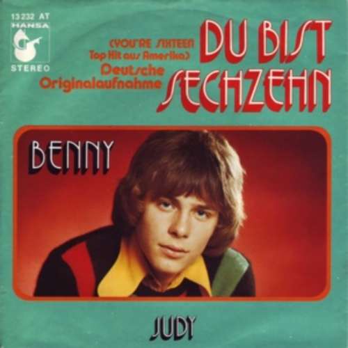 Bild Benny (4) - Du Bist Sechzehn (7, Single) Schallplatten Ankauf
