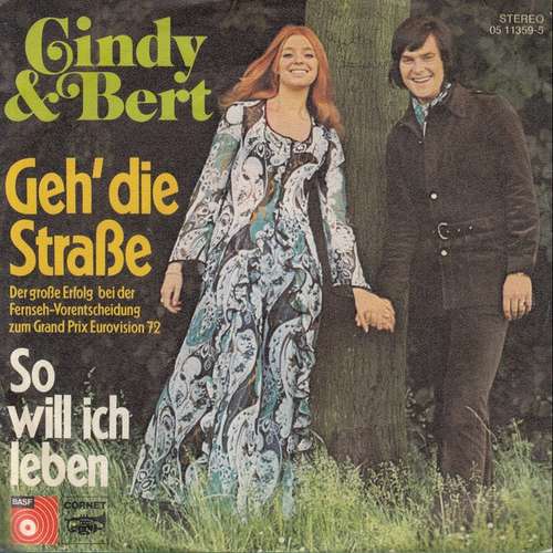Cover Cindy & Bert - Geh' Die Straße (7, Single) Schallplatten Ankauf