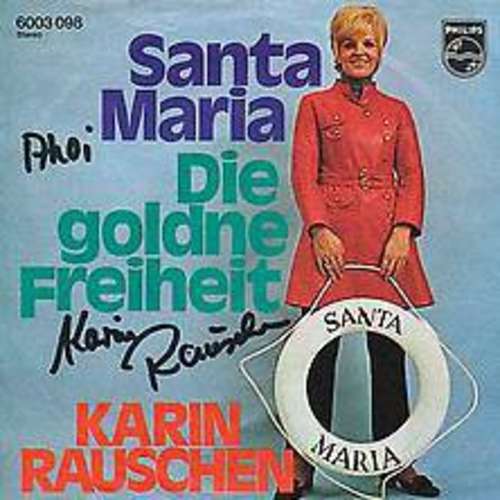 Cover Karin Rauschen - Santa Maria (7, Single) Schallplatten Ankauf