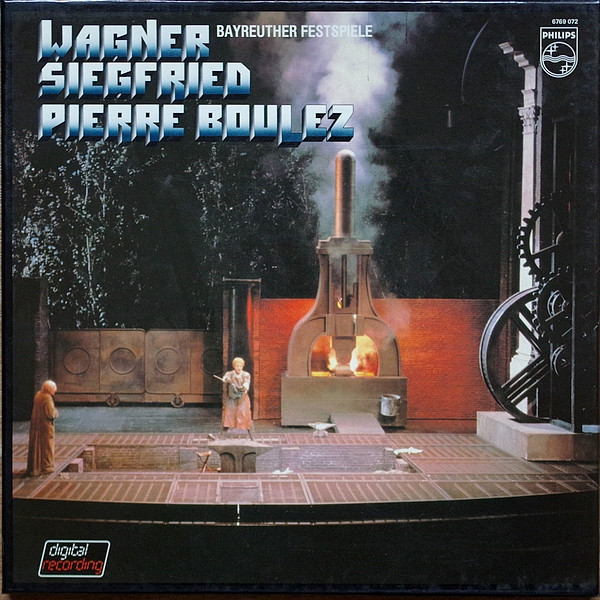 Cover Wagner* - Bayreuther Festspiele*, Pierre Boulez - Siegfried (4xLP + Box) Schallplatten Ankauf