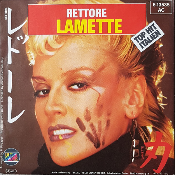 Cover Rettore - Lamette (7, Promo) Schallplatten Ankauf
