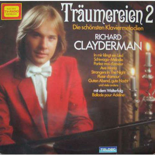 Cover Richard Clayderman - Träumereien 2 • Die Schönsten Klaviermelodien (LP, Album, Club) Schallplatten Ankauf