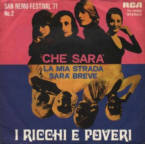 Cover Ricchi E Poveri - Che Sarà (7, Single) Schallplatten Ankauf