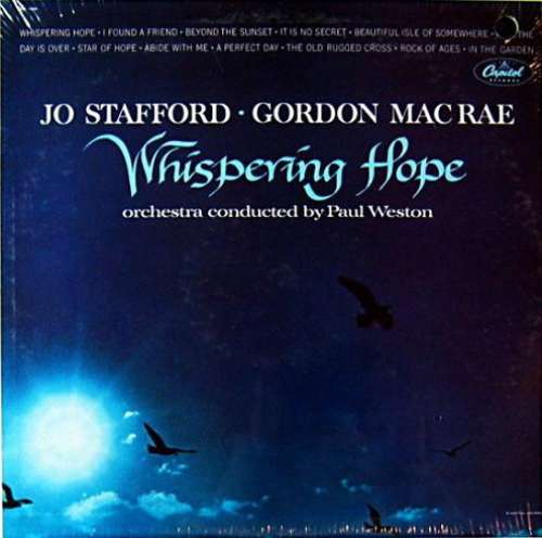 Cover Jo Stafford And Gordon MacRae With Paul Weston And His Orchestra - Whispering Hope (LP) Schallplatten Ankauf