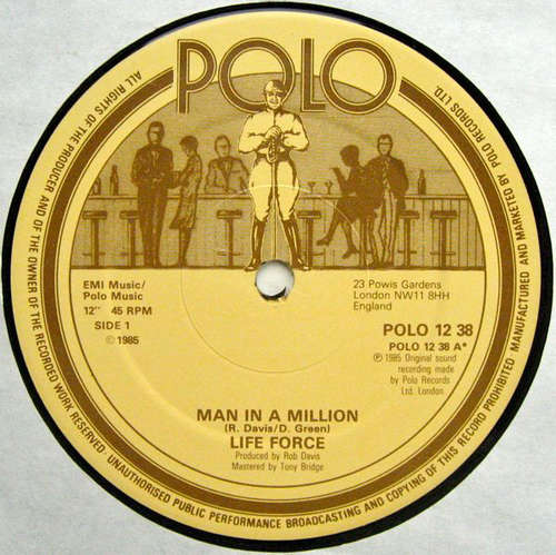 Cover Life Force (2) - Man In A Million (12, Gen) Schallplatten Ankauf